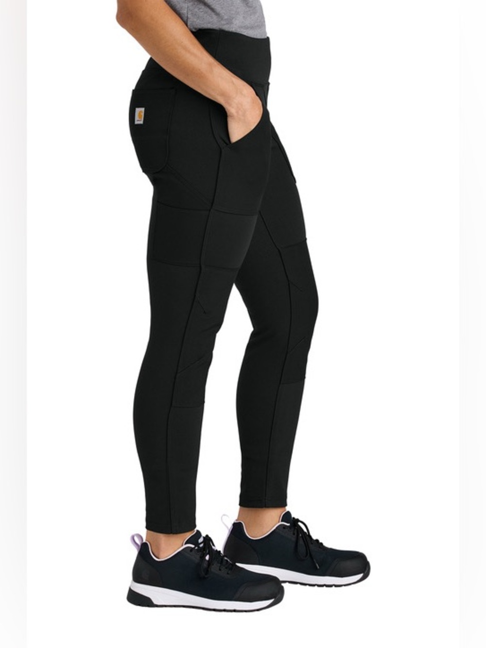 Carhartt Women’s Force Fire Resistant Midweight Utility Leggings Black Med Tall